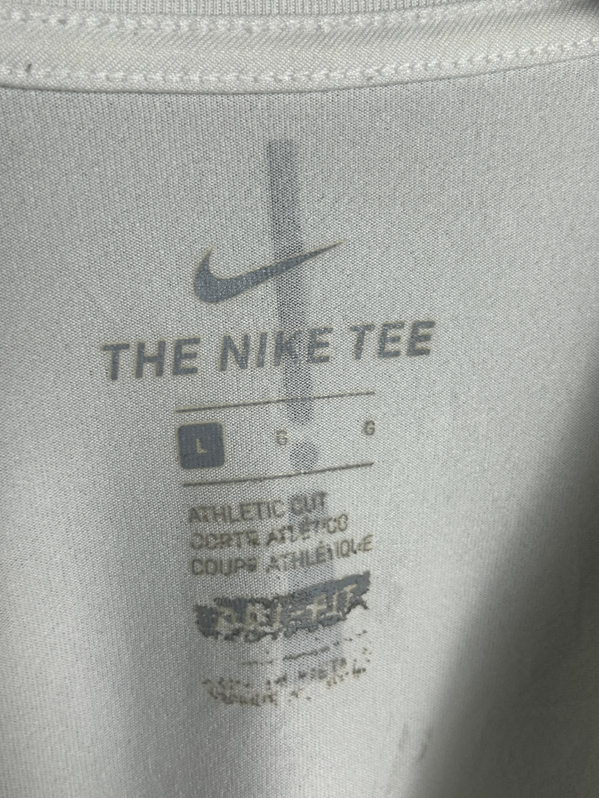 The Nike Tee White Round Neck - Large