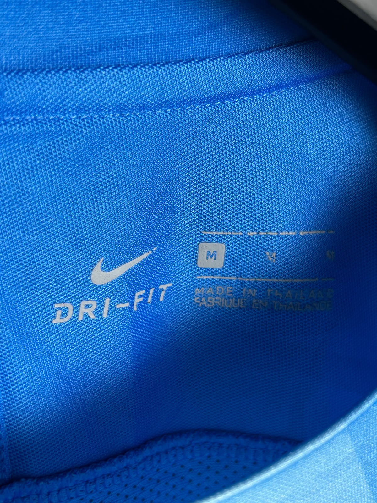 Nike Blue Lighting White Round Neck - Medium
