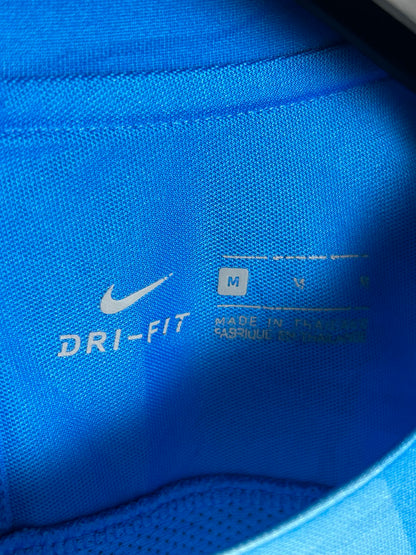 Nike Blue Lighting White Round Neck - Medium