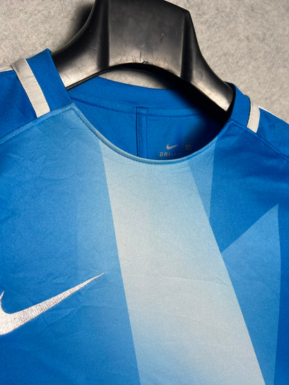 Nike Blue Lighting White Round Neck - Medium