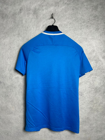 Nike Blue Lighting White Round Neck - Medium