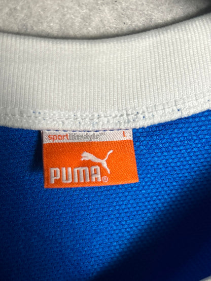 Puma SportLifeStyle Blue V Neck - Large