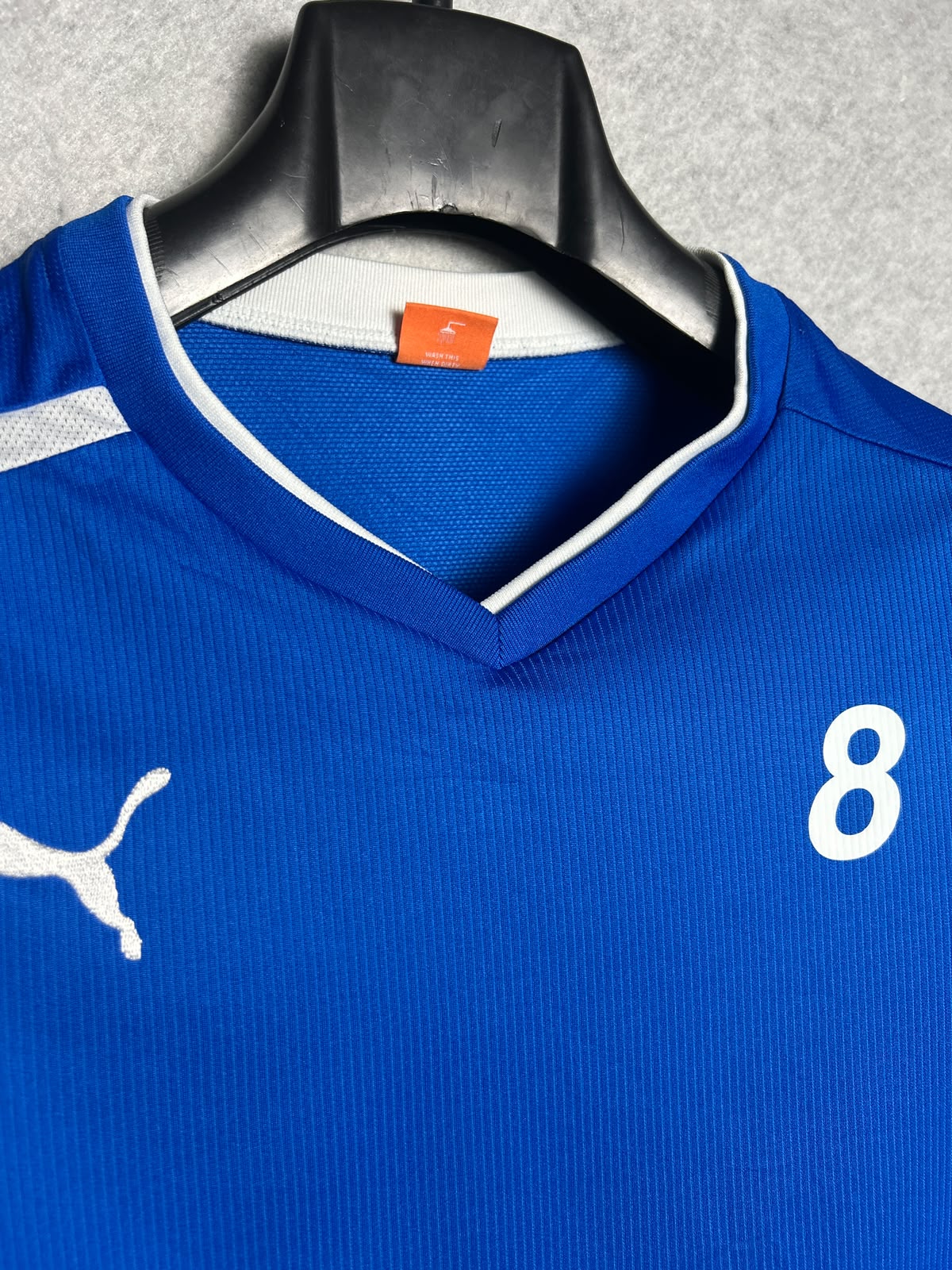 Puma SportLifeStyle Blue V Neck - Large