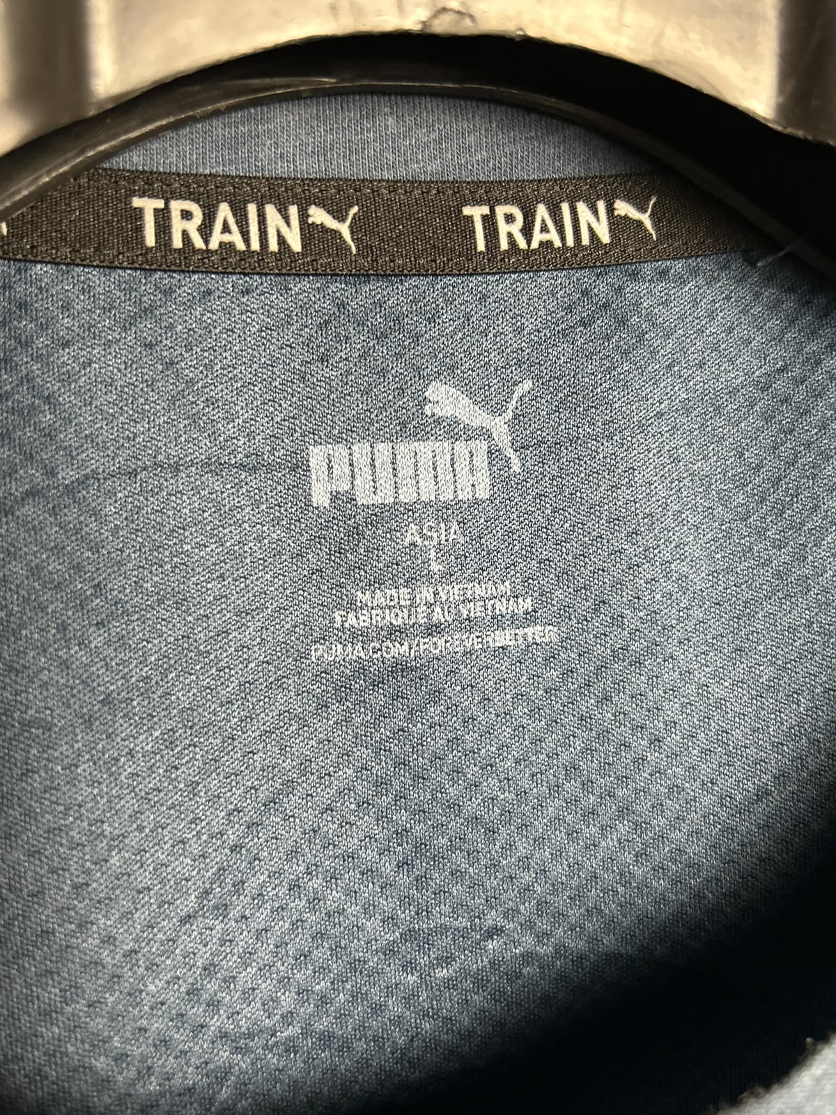 Puma Blue Train Round Neck - Large