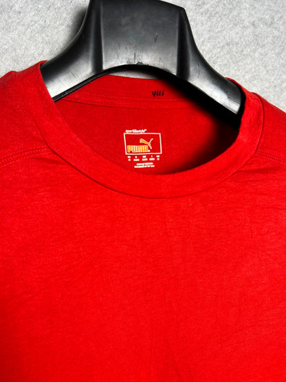 Puma Red SportLifeStyle Round Neck - Medium