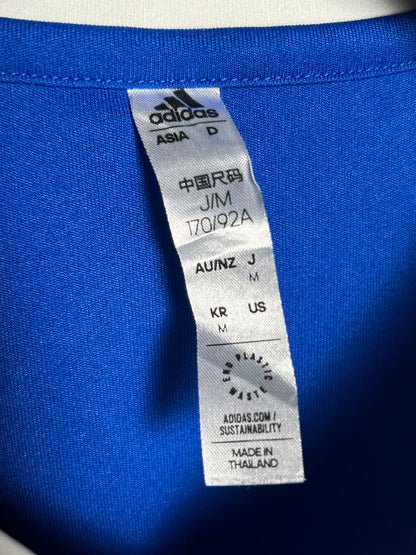 Adidas Blue V Neck - Medium