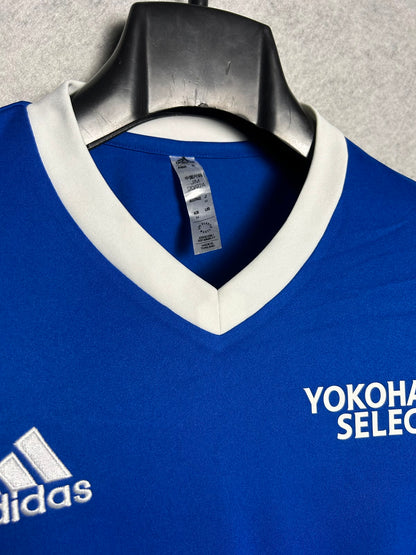 Adidas Blue V Neck - Medium