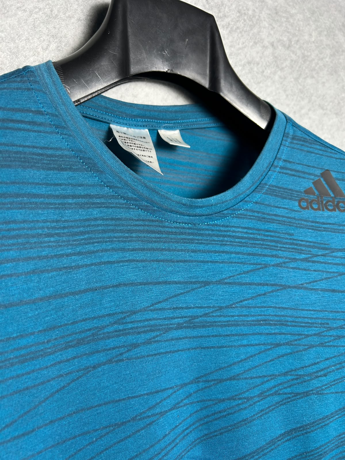 Adidas Blue Round Neck - Medium