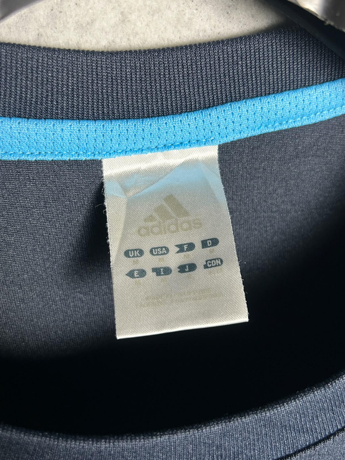 Adidas Blue Round Neck - Medium