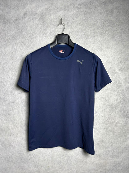 Puma Blue Train Round Neck - Large