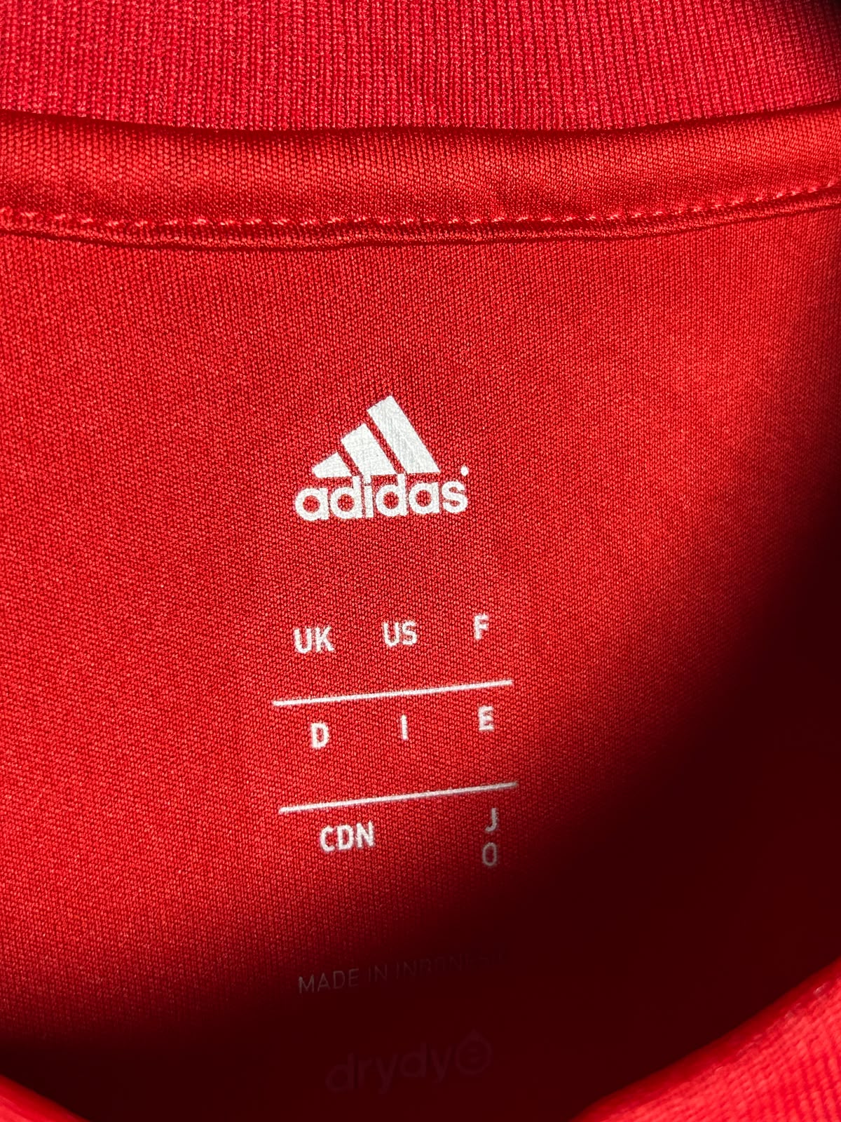 Adidas Red Round Neck - Large