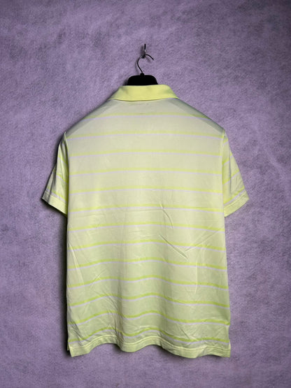Adidas Lime Green Polo - Medium