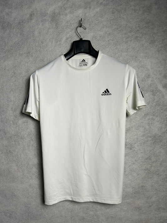 Adidas White Round Neck - XL