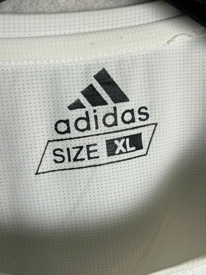 Adidas White Round Neck - XL