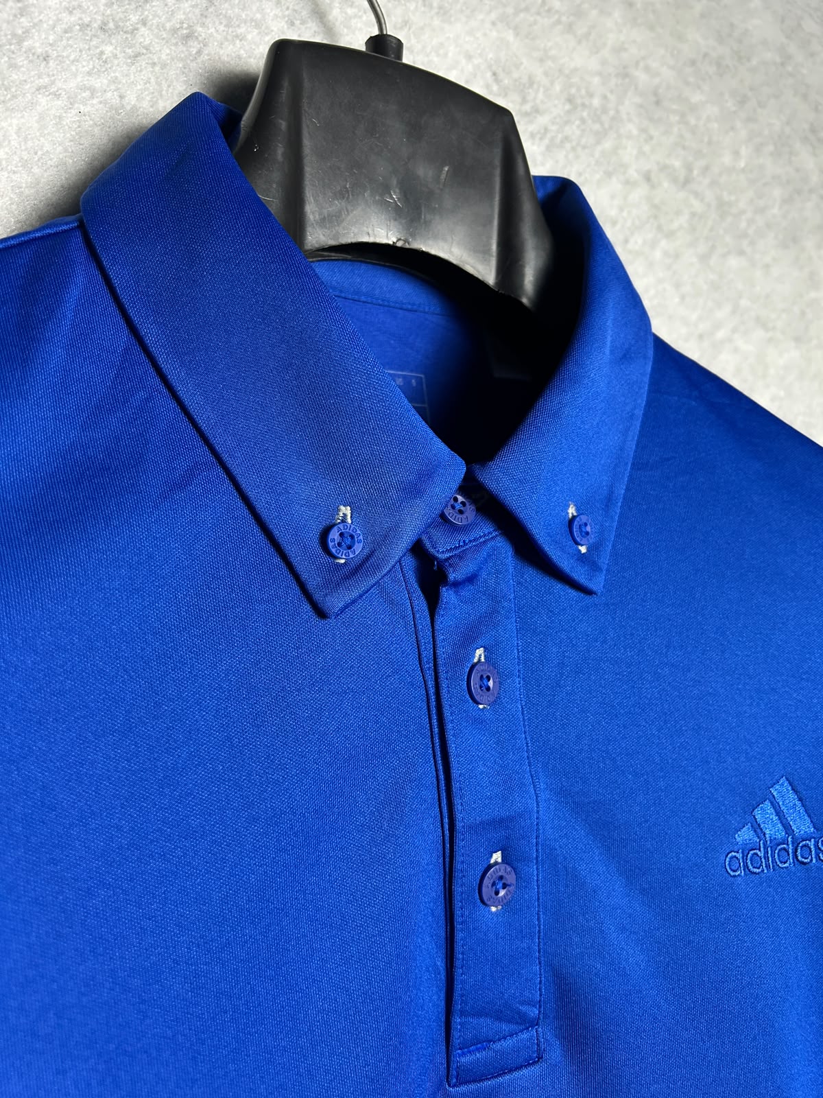 Adidas Blue Polo - Large