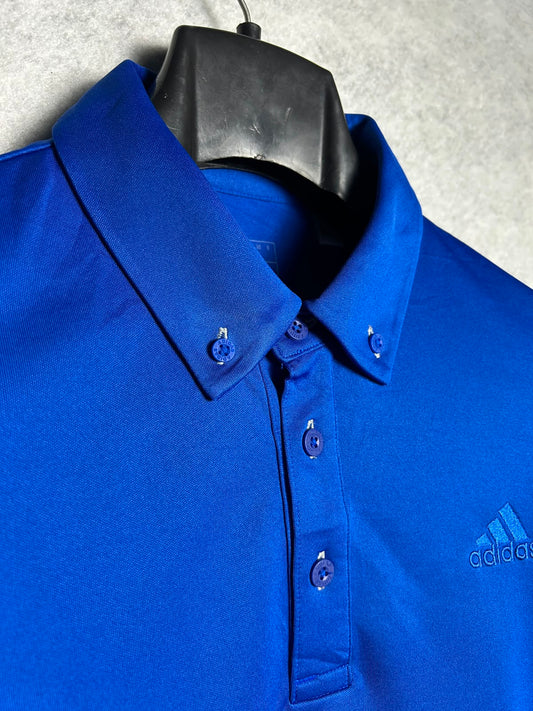 Adidas Blue Polo - Large