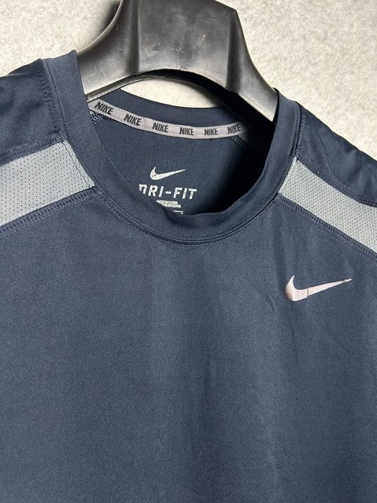Nike Blue Sando Round Neck - Large