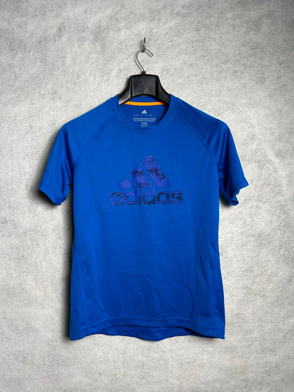 Adidas Blue Big Logo Round Neck - Large