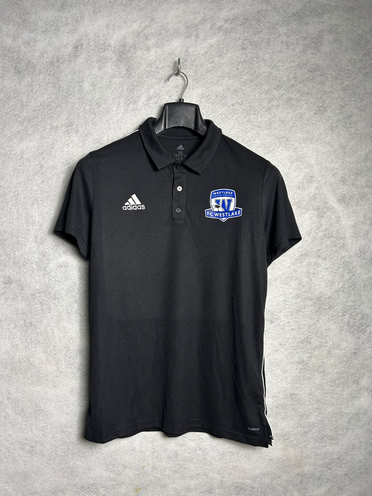 Adidas Black Polo - Medium