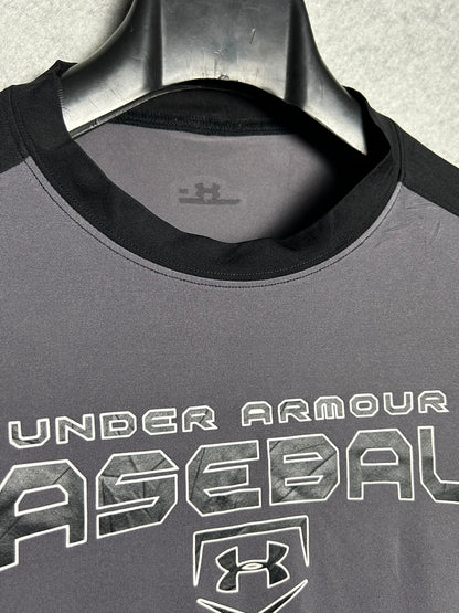 Under Armour Baseball Gray Round Neck - Large