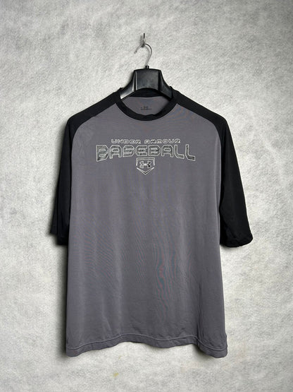 Under Armour Baseball Gray Round Neck - Large