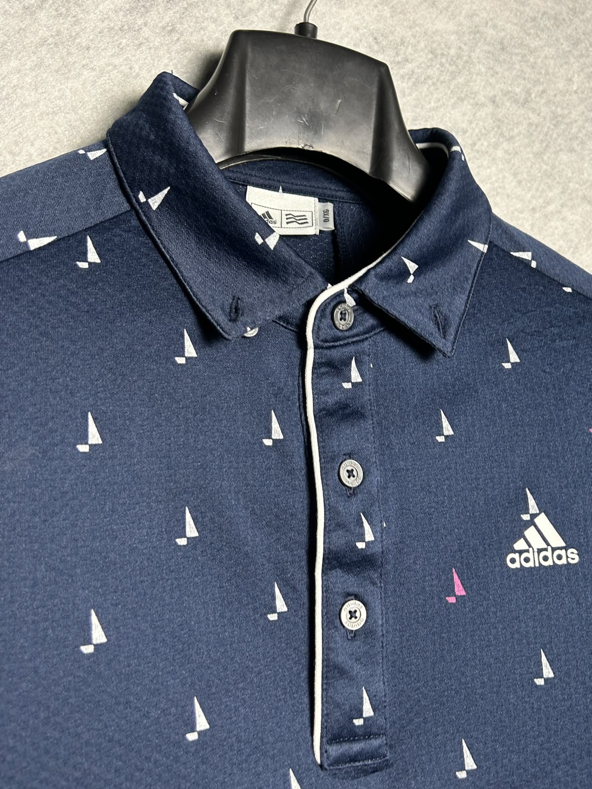 Adidas Blue Polo - Large