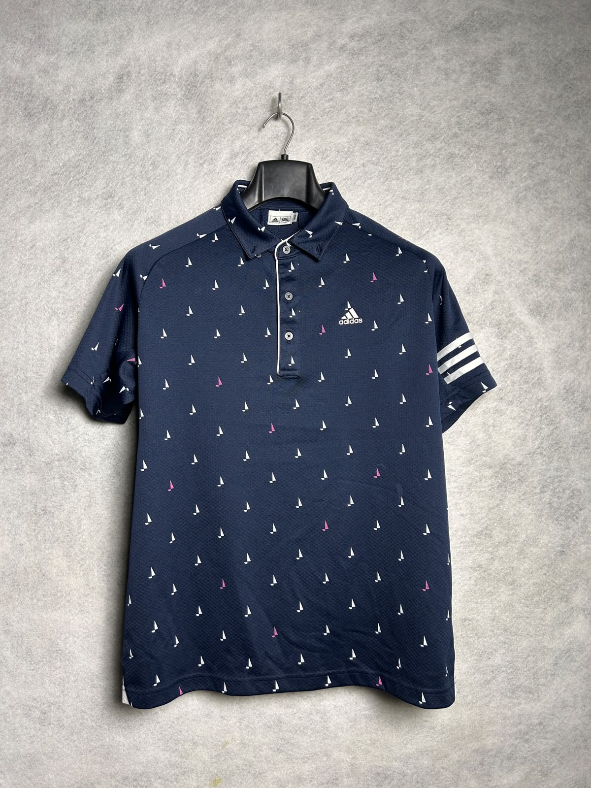 Adidas Blue Polo - Large