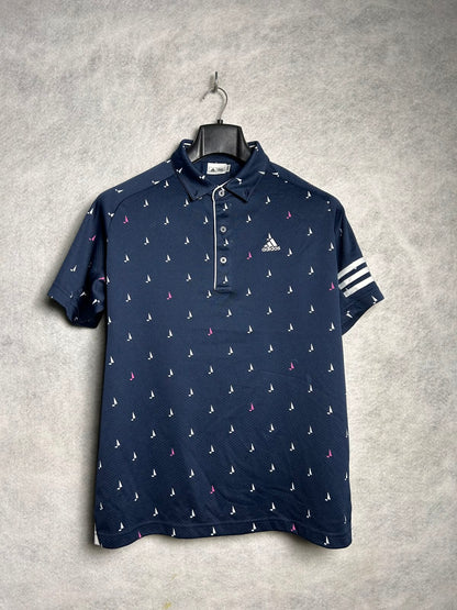Adidas Blue Polo - Large