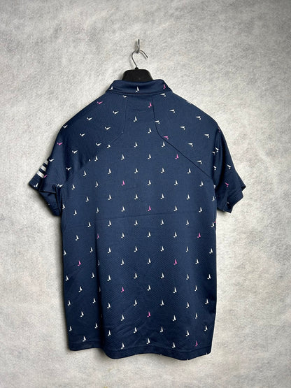 Adidas Blue Polo - Large