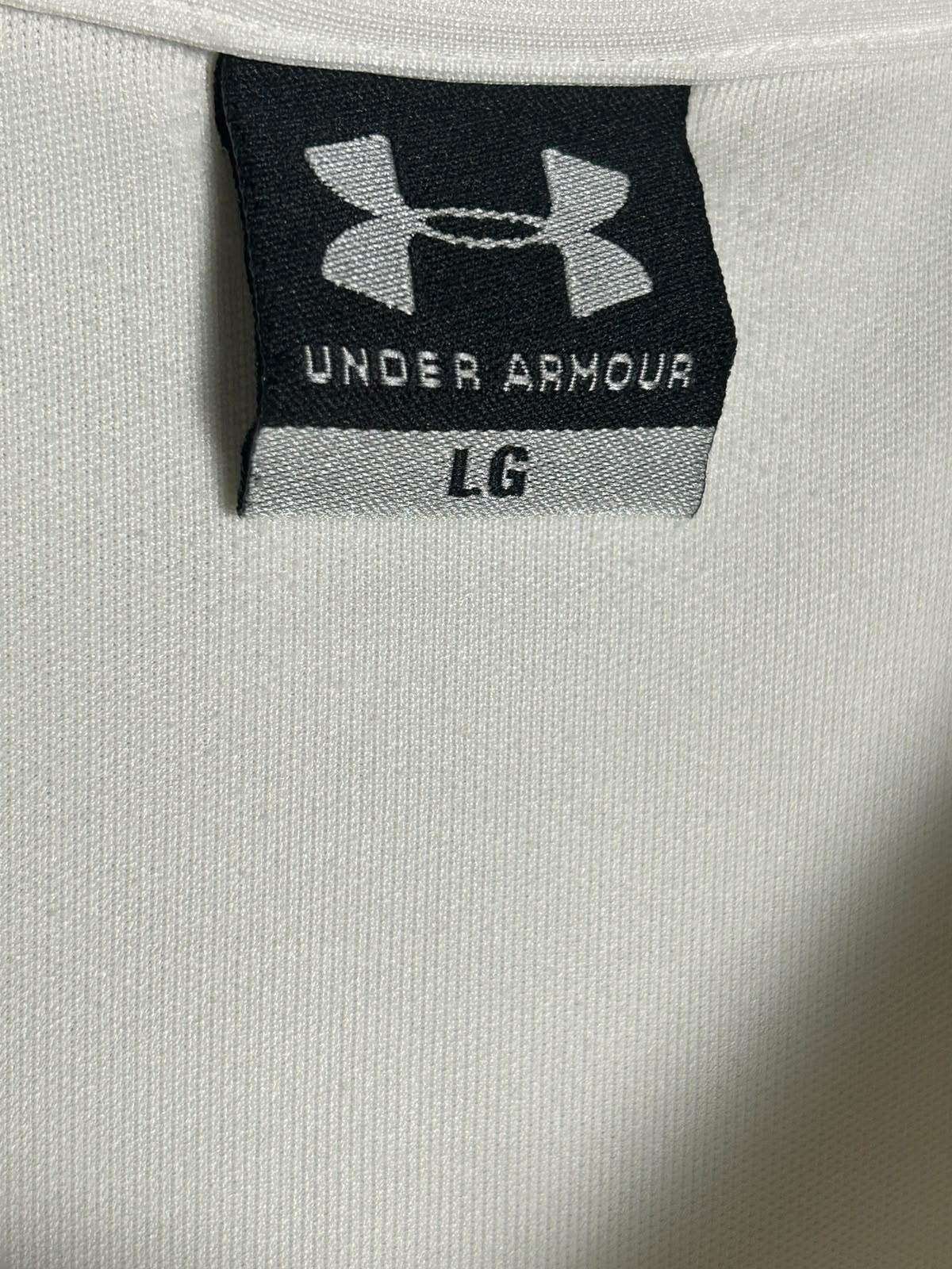 Under Armour White Polo - Large