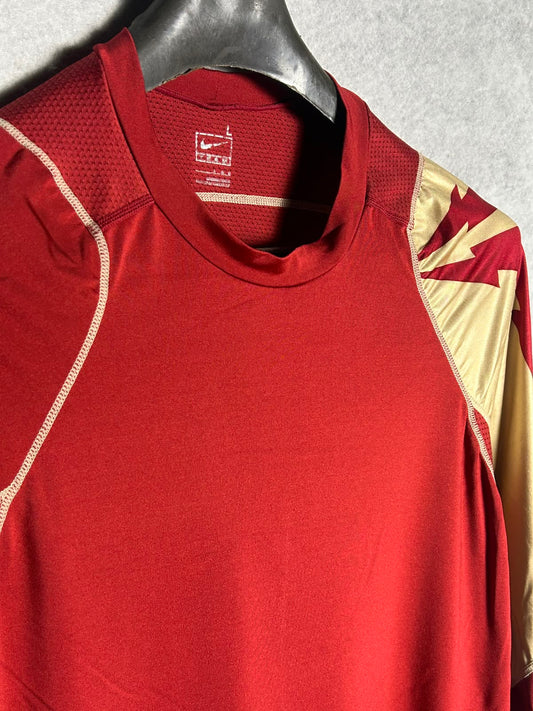 Nike Red Round Neck - Large