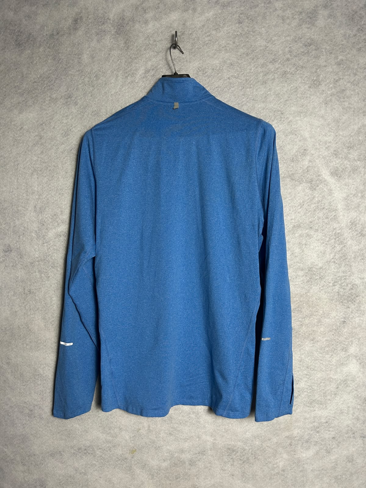 Nike Blue Full Sleeves QTR Zip - Medium