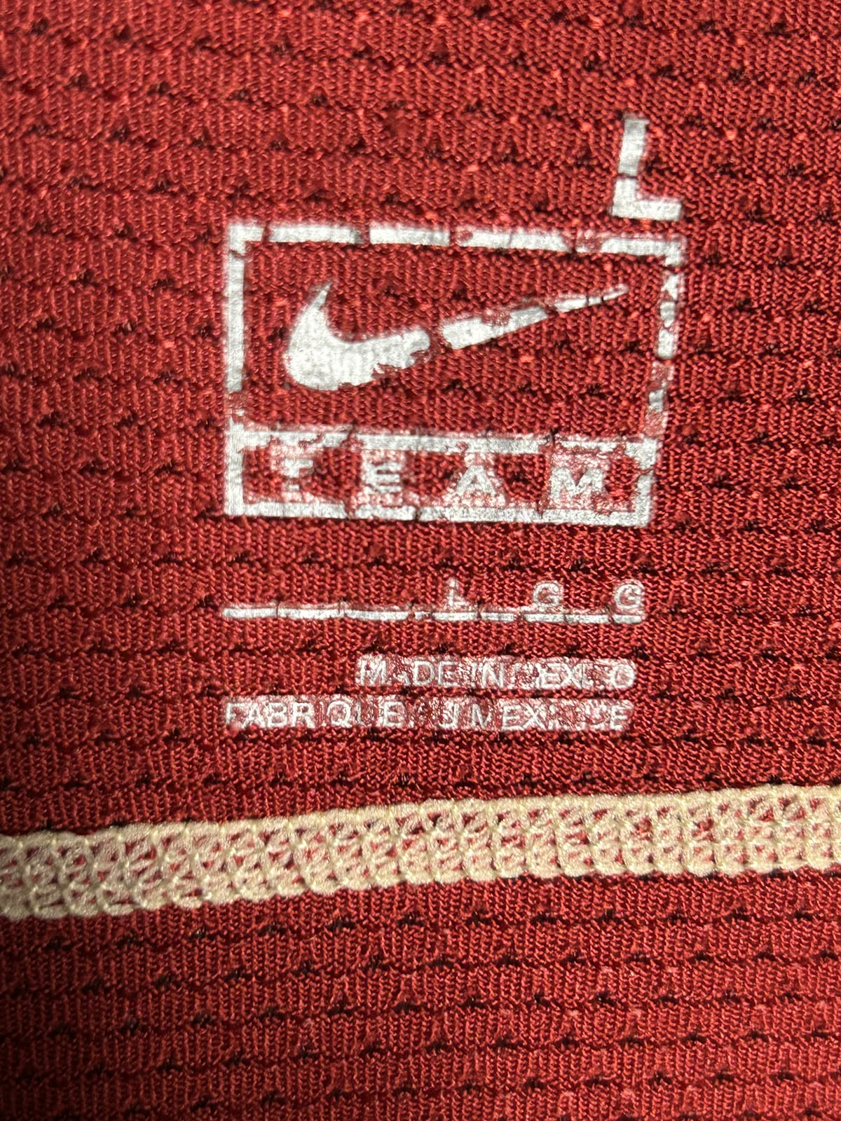 Nike Red Round Neck - Large