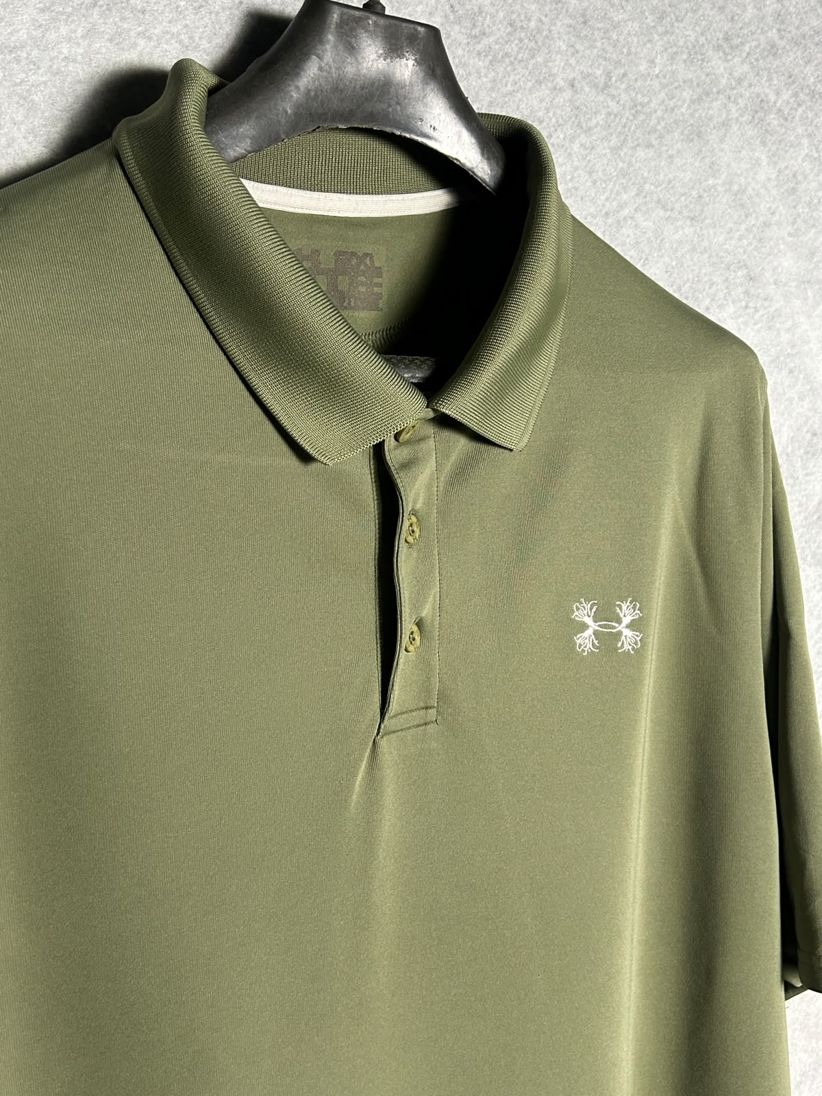 Under Armour Army Green Polo - 3XL