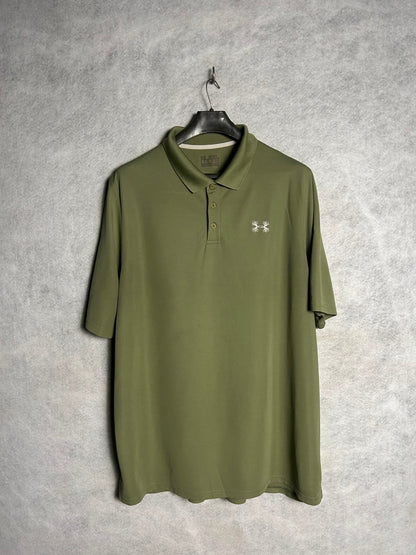 Under Armour Army Green Polo - 3XL