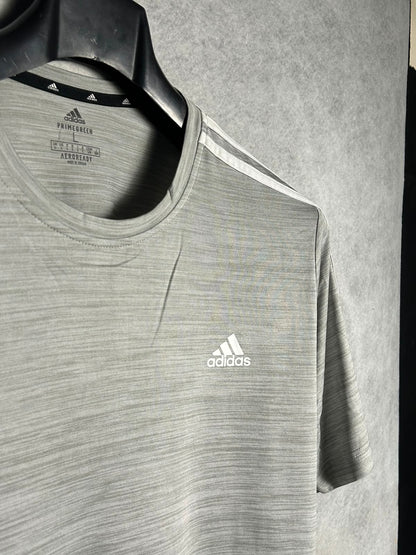 Adidas Light Gray Round Neck - Large