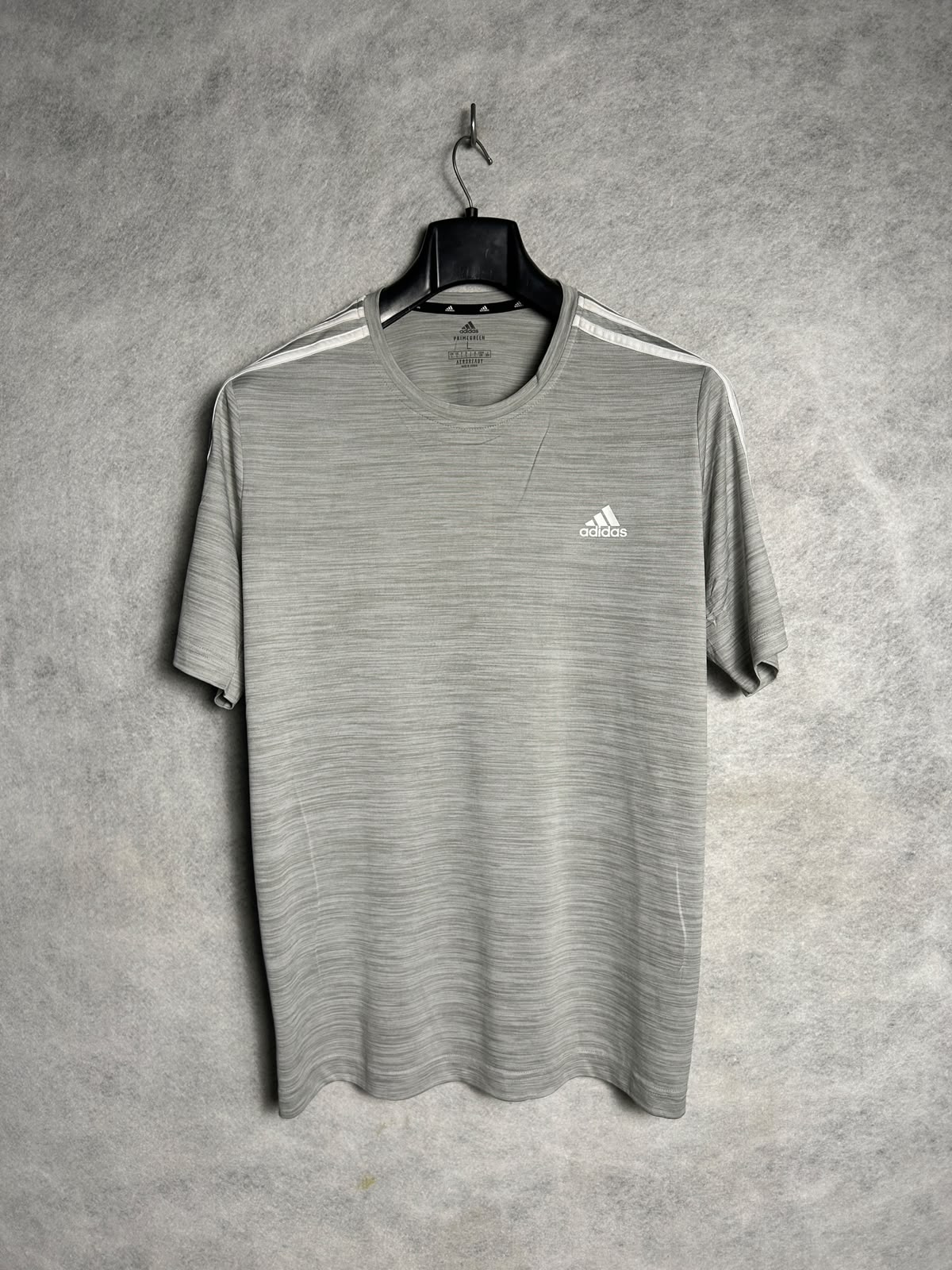 Adidas Light Gray Round Neck - Large