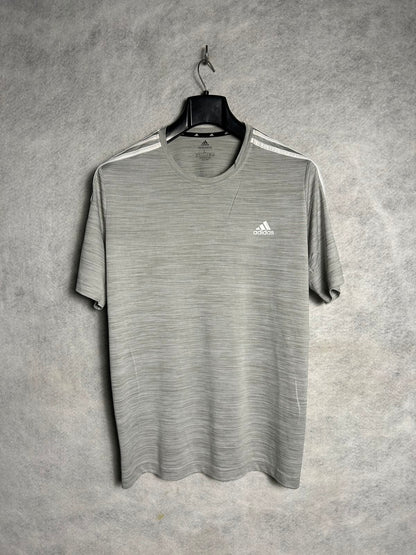Adidas Light Gray Round Neck - Large