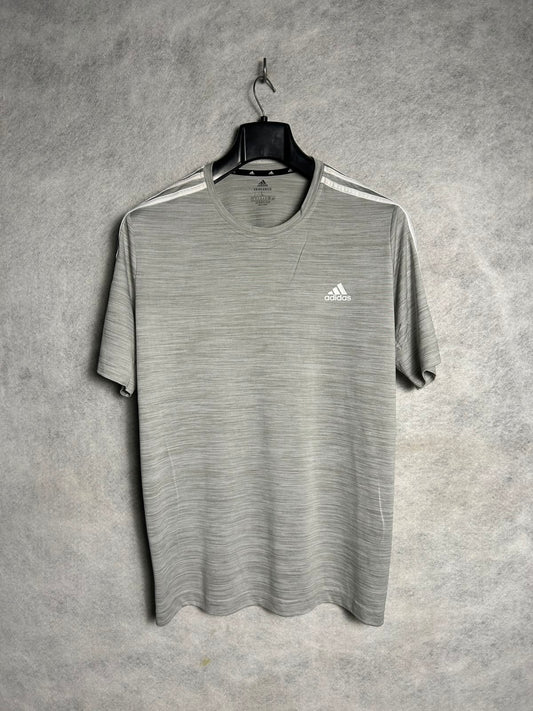 Adidas Light Gray Round Neck - Large