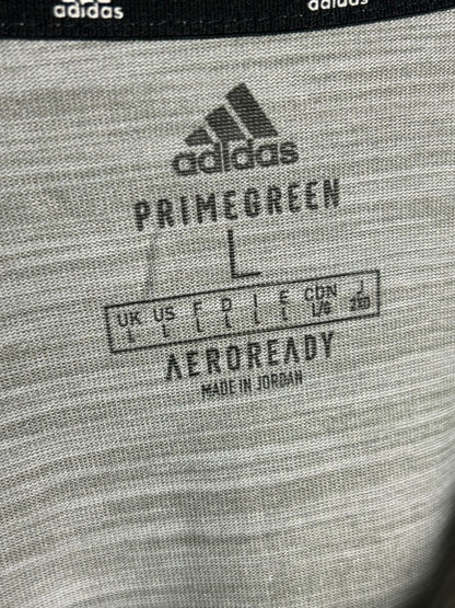 Adidas Light Gray Round Neck - Large