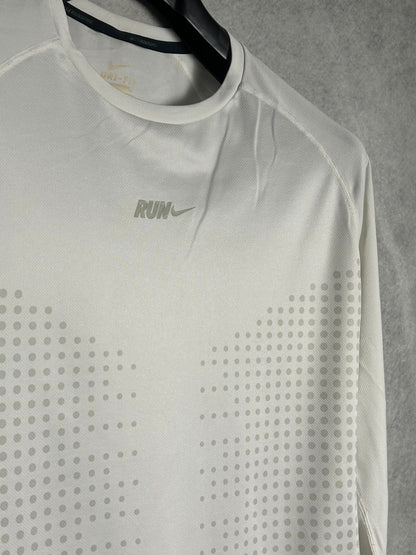 Nike Run White Round Neck - Large
