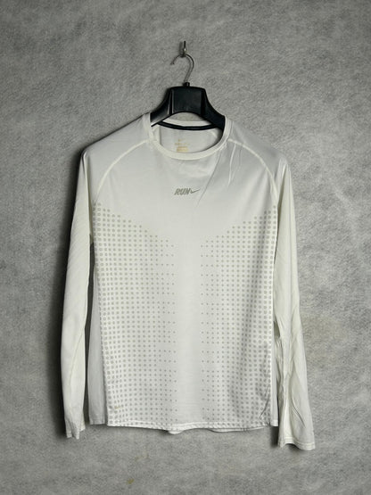 Nike Run White Round Neck - Large