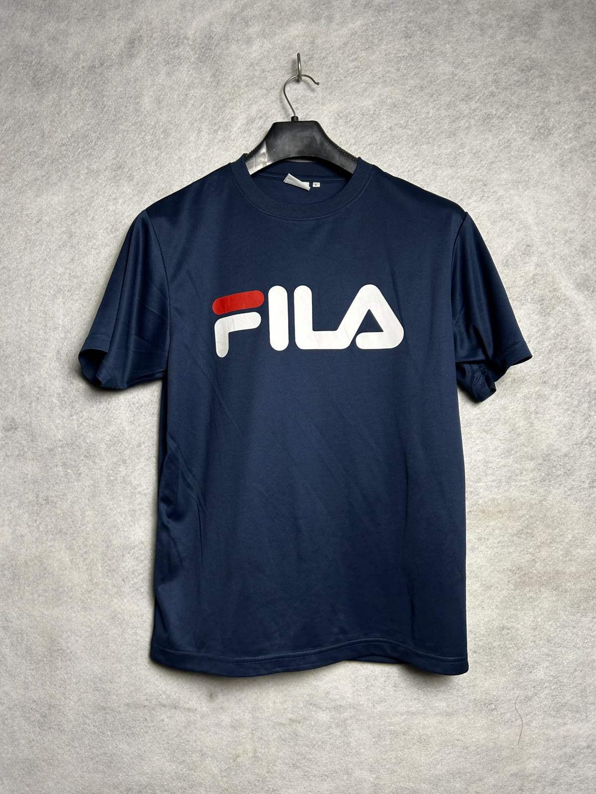 Fila Big Logo Blue Round Neck - Large