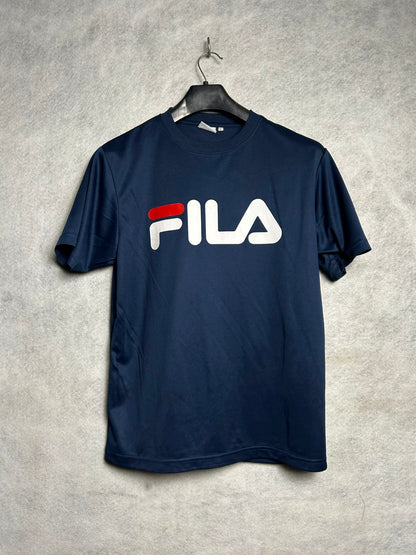Fila Big Logo Blue Round Neck - Large