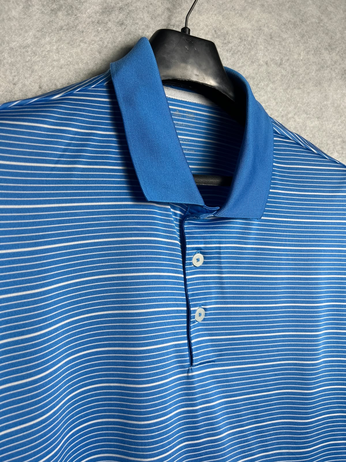 Adidas Blue Polo - Large