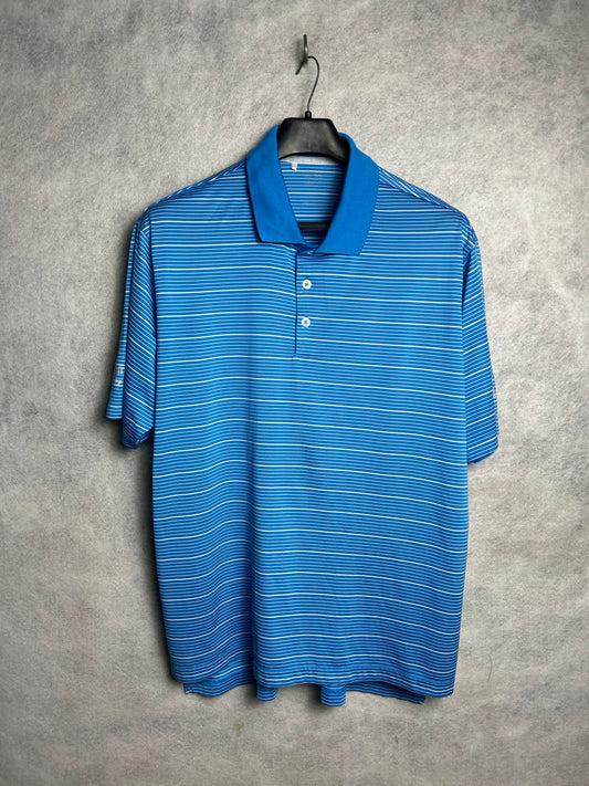 Adidas Blue Polo - Large