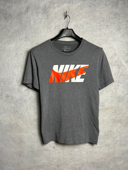 Nike Big Logo The Nike Tee Dri Fit Roud Neck - Large