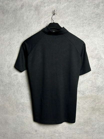New Balance Half Zip Black Polo - Medium