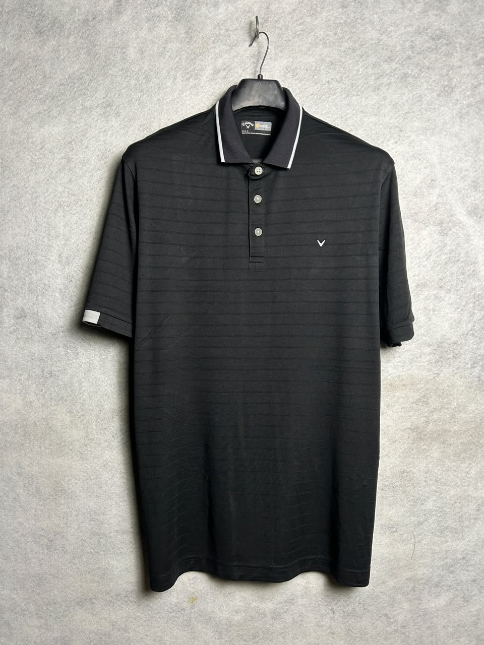 Callaway Opti Dri Black Polo - Medium