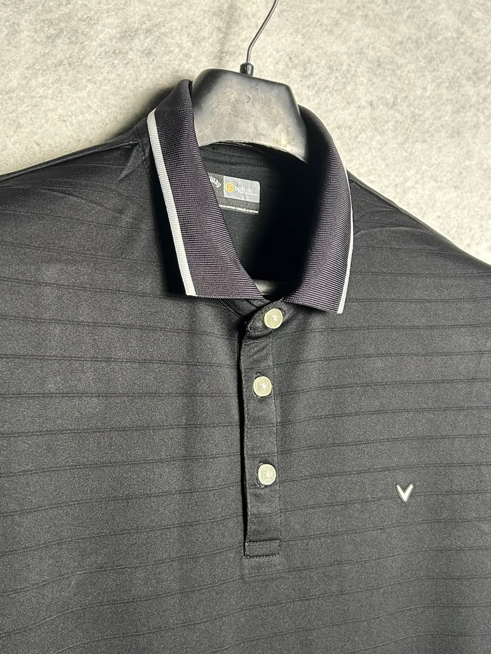 Callaway Opti Dri Black Polo - Medium